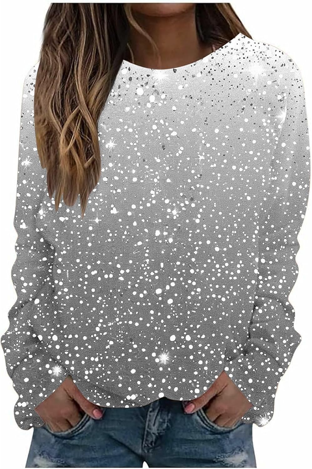 Sparkly Sequin Pullover Blouse Tops for Women – Trendy Party Wear in 2025