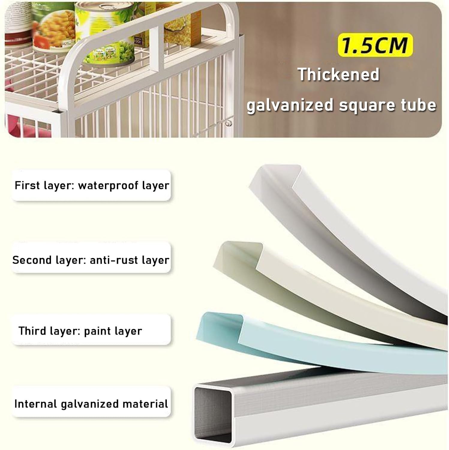 3-tier Cat Cage, Cat Playpen, Cat Enclosures, with Litter Box, with Storage, Universal Wheels, Metal Pet Playpen, 32.6x23.2x49.6in(Black)