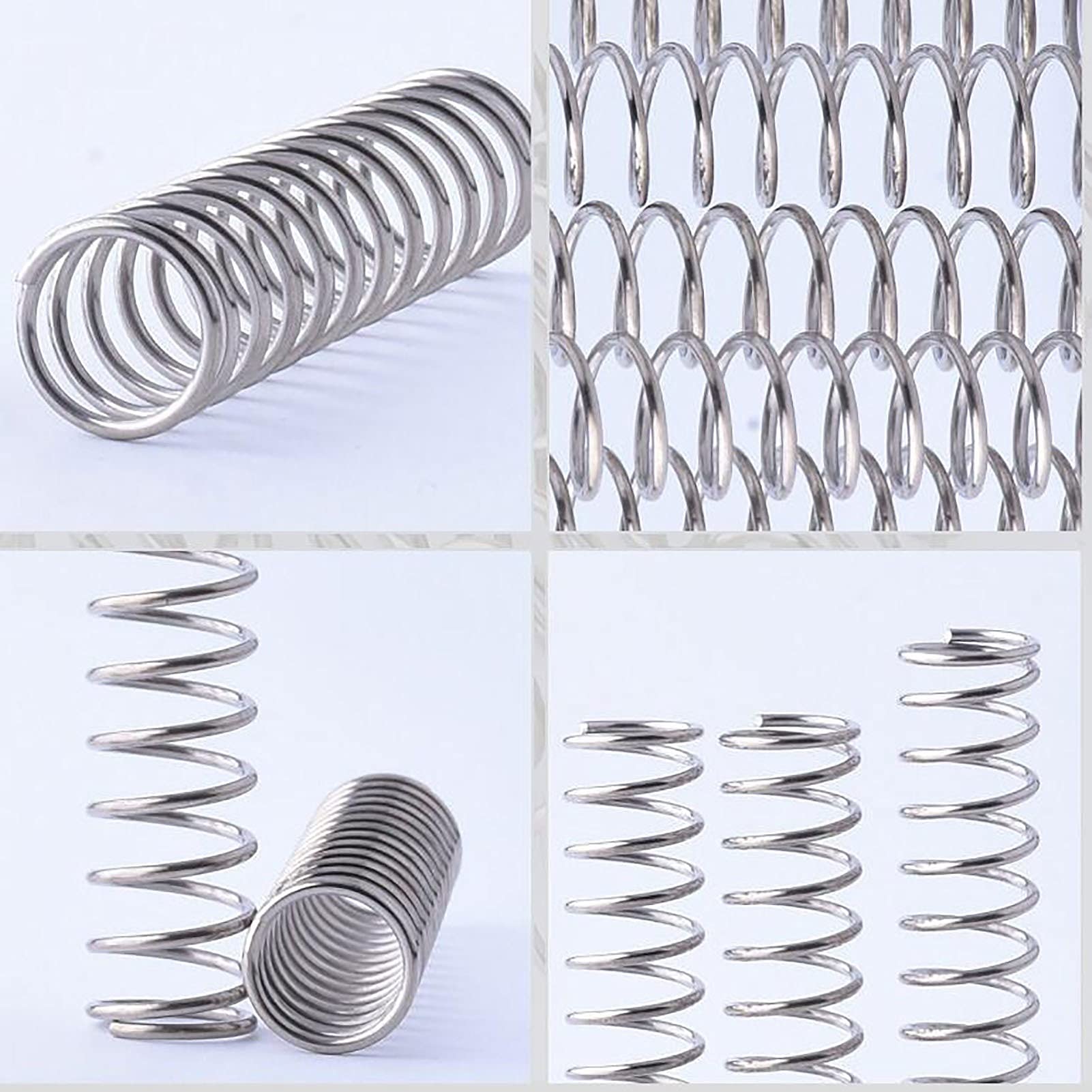 Molle Di Compressione In Acciaio Inox 304, 0,8x9mm, 10 Pezzi, Lunghezze 10-50 Mm, Per Riparazioni E Fai Da Te