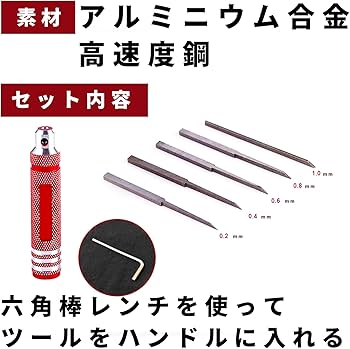 Amazon | TOMMYFIELD スジボリ タガネ プラモデル 筋彫り bmcタガネ