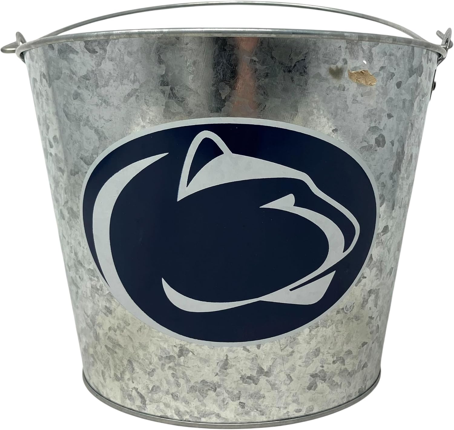 NCAA Galvanized Bucket, 5 qt, Team Colors (Penn State Nittany Lions)