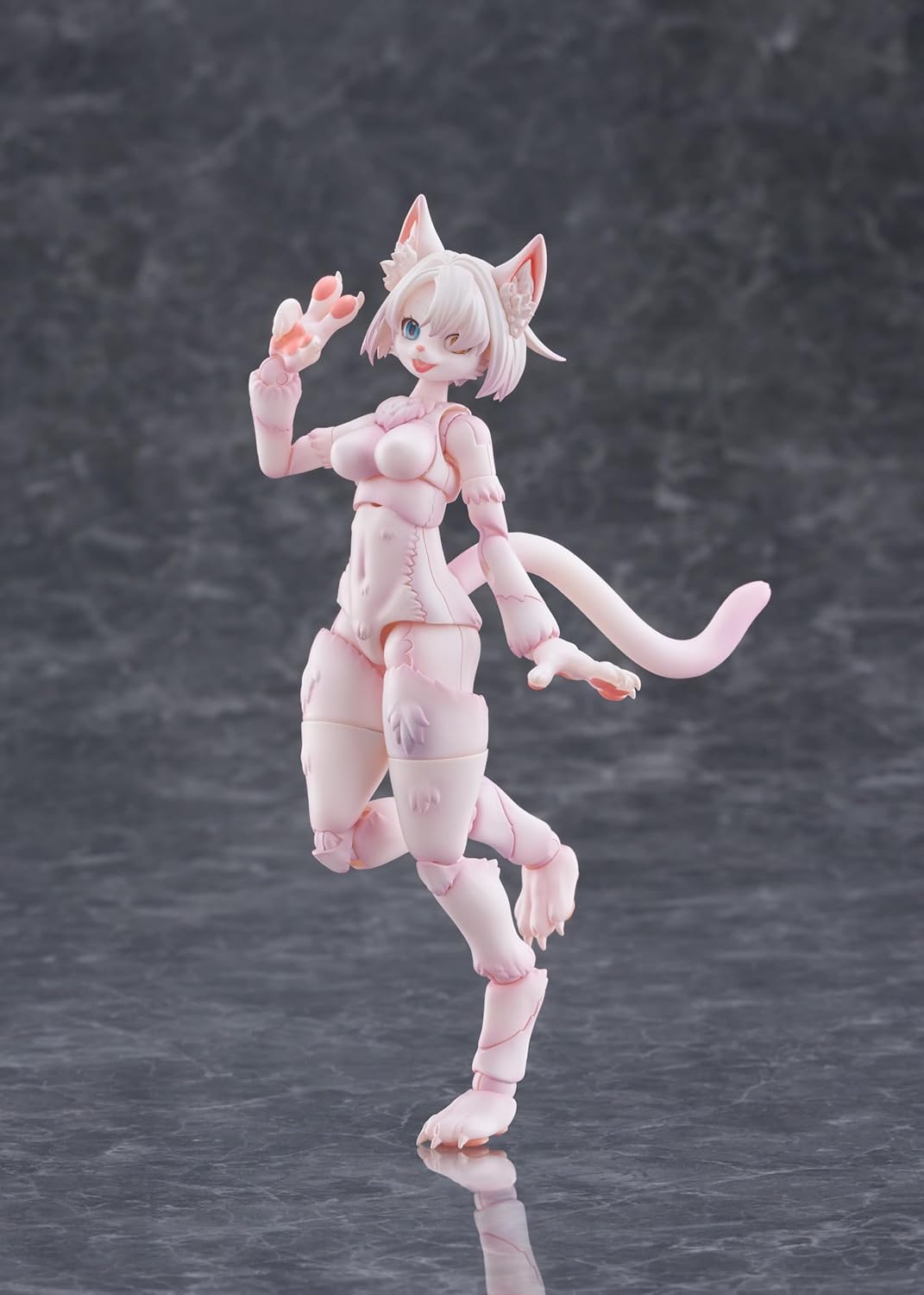 Aoshima Bunka Kyozai (AOSHIMA) Kemo Plastic No. KP-01R Kaomani Non-Scale Approx. 6.1 inches (155 mm), ABS & PVC Color Coded Plastic Model