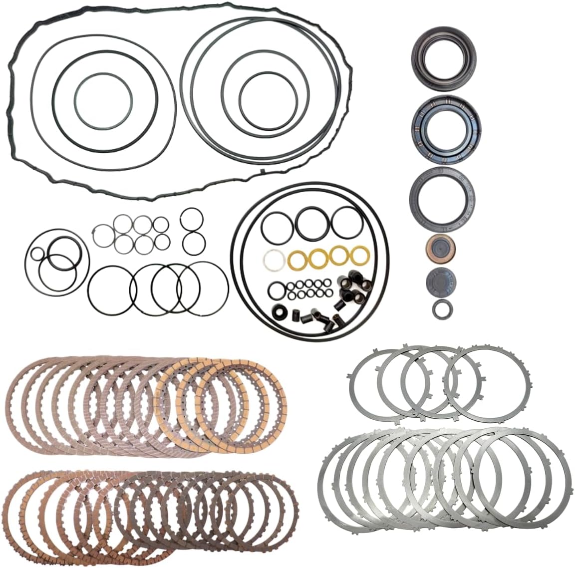 TRANSPEED A6GF1-2 Auto Transmission Master Rebuild Repair Kit with Seals Kit Friction Plates Steel Plates Compatible With Hyundai Elantra 1.6L For Kia K2 2015-ON