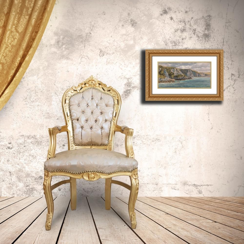 ArtDirect Pwll Cwn (1882) Custom Framed Art Print Giclee Print or Canvas Options with Various Sizes and Customization by John Brett
