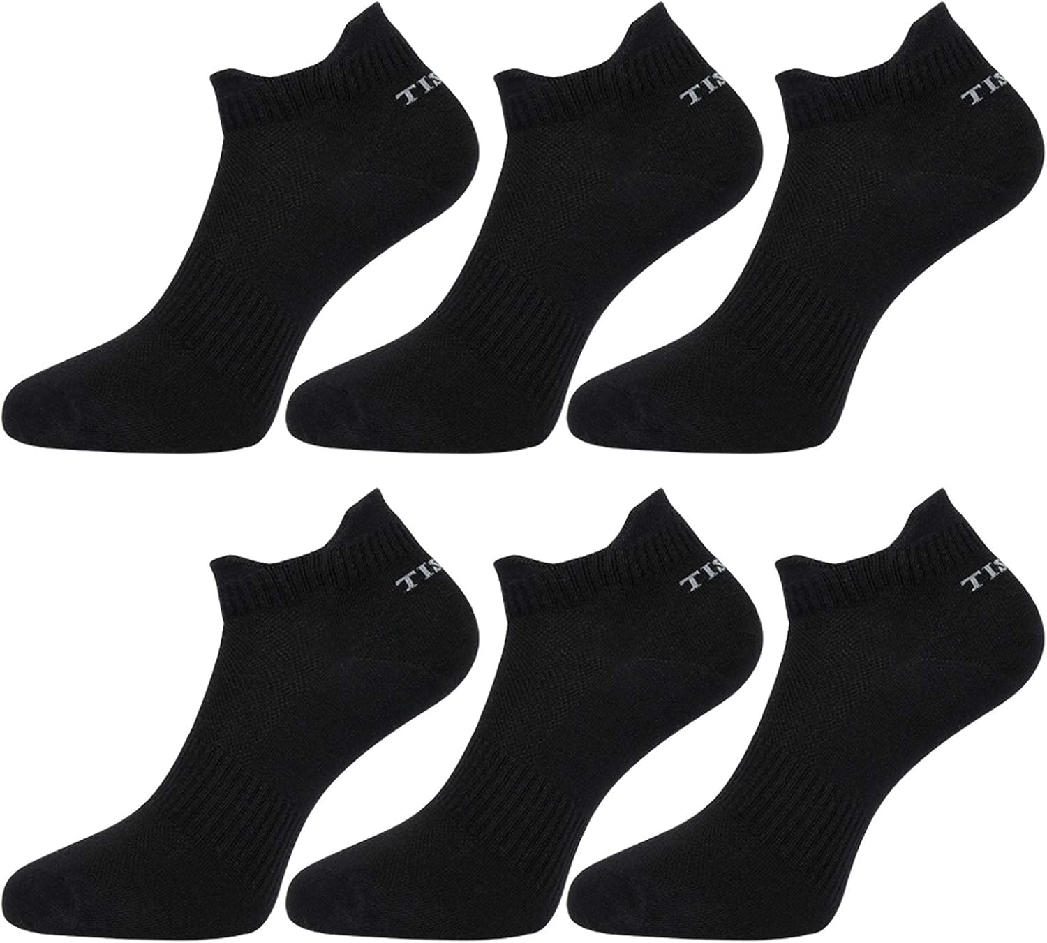 Tisoks Mens and Womens Titanium Anti Odor Deodorant Sports Ankle Socks for Athletes Feet