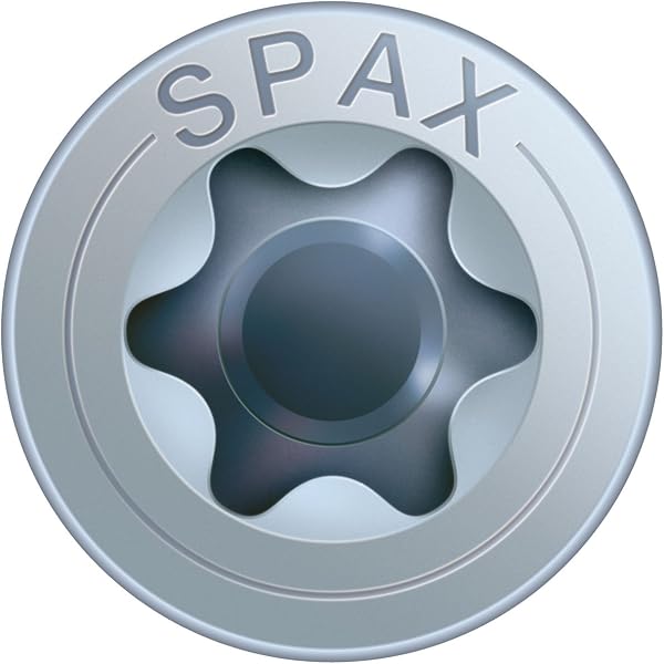 SPAX Universal Screws, 4.5 x 60 mm, 100 Pieces, T-Star Plus, Countersunk Head, Full Thread, 4CUT, WIROX A3J, 1191010450603 - 1