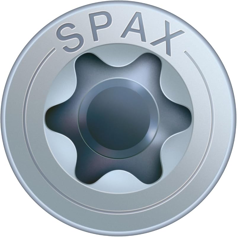 SPAX Universal Screws, 4.5 x 60 mm, 100 Pieces, T-Star Plus, Countersunk Head, Full Thread, 4CUT, WIROX A3J, 1191010450603