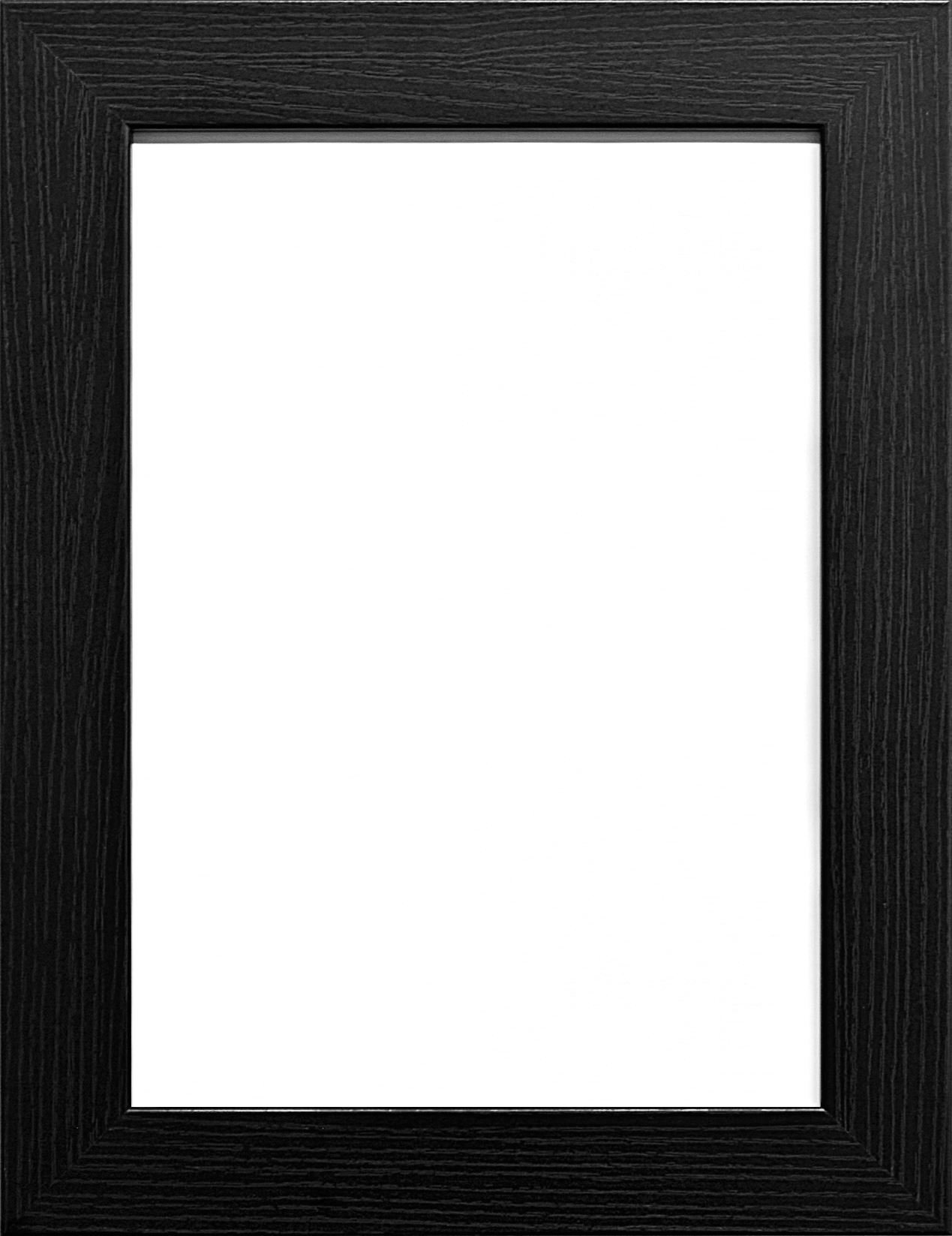 Framesplus Black Modern Style Wide Molding Frames Wood Finish Photo Picture Poster Frame Home Office Work Gift Present A3