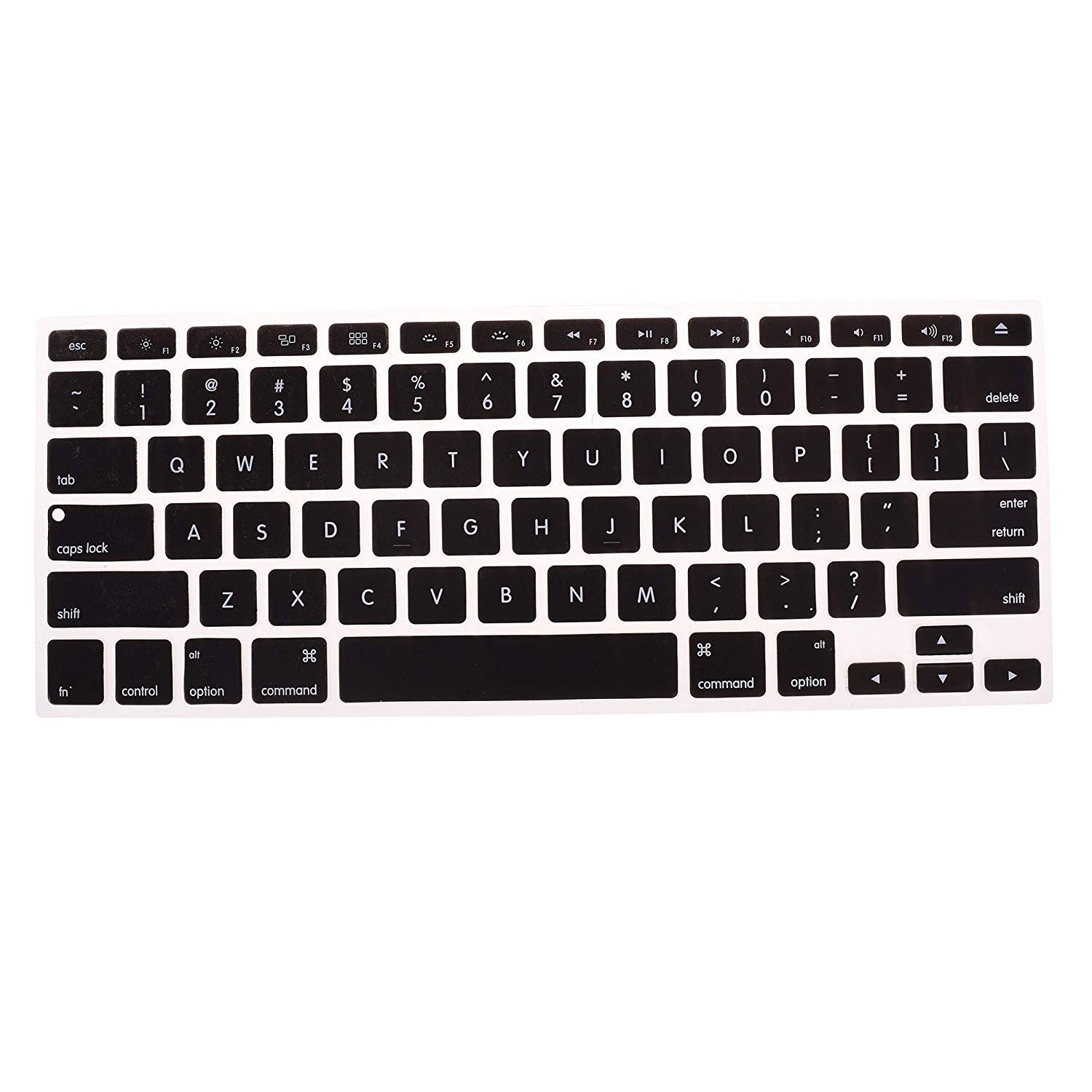 Cosmos ® Ultra Thin Clear Soft Silicone Keyboard Cover Skin Protector for Wireless Keyboard MC184LL/B (Black)