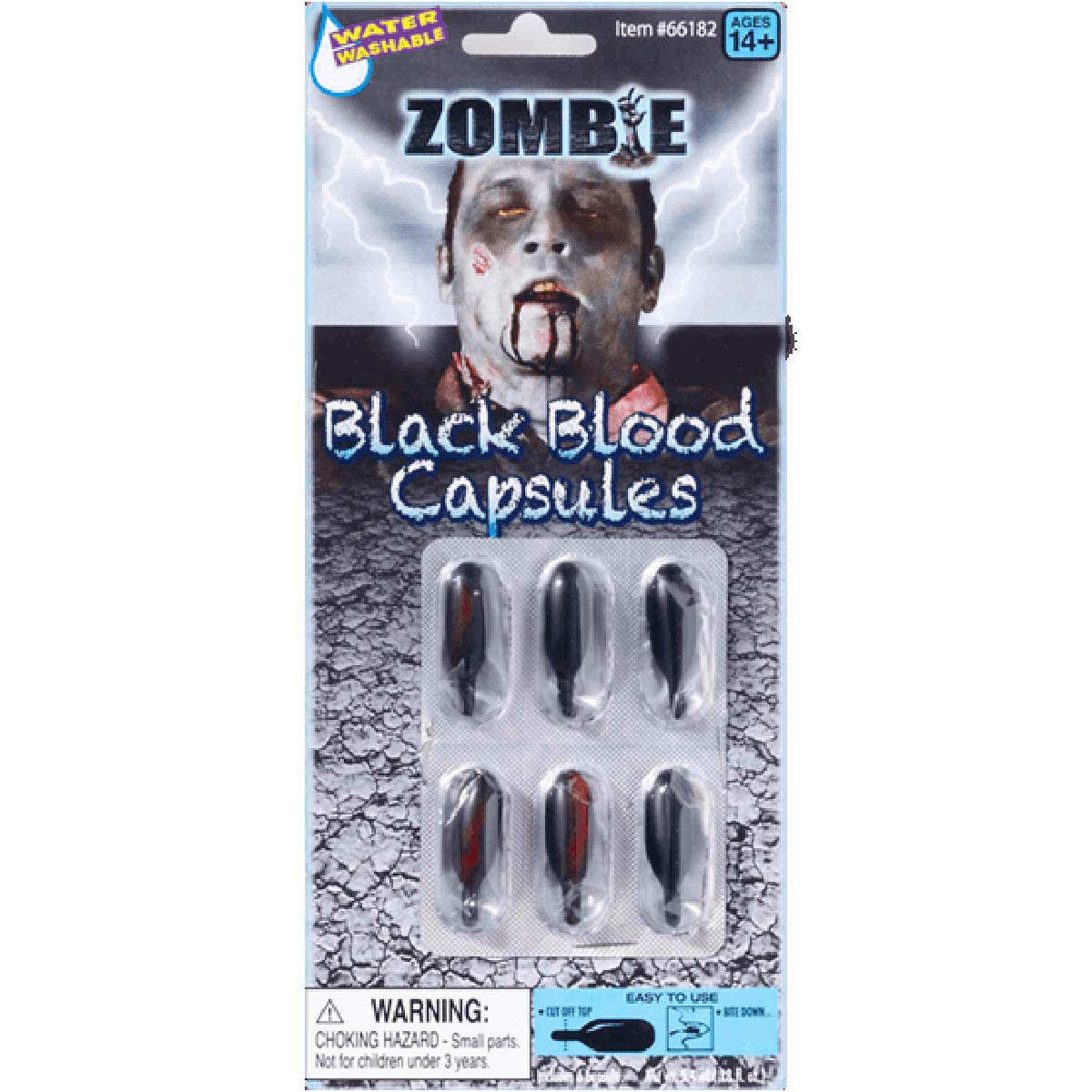 Forum Novelties Zombie Black Blood Capsules