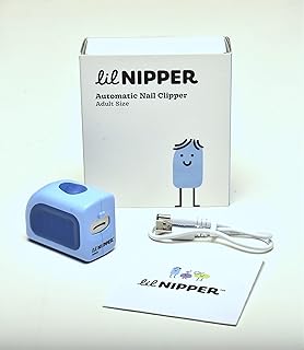 Lil Nipper Automatic Nail Clipper for Teens, Adults and Seniors. Great for Weak or Sore Hands. Electric, Safe, No Grinding Dust, Effortless and Safe.
