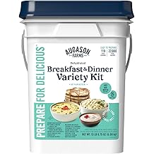 Augason Farms Breakfast and Dinner Variety Pail Emergency Food Supply Everyday