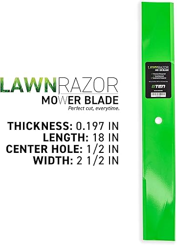 Miniatura 3 de 8TEN LawnRazor - Juego de cuchillas para Grasshopper Toro TimeCutter ZX 36 pulgadas Deck 27-0990 56-2390 92-7961 106-0626 (elevación baja)