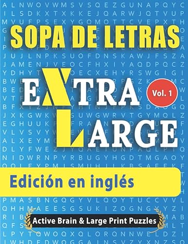 Sopa de Letras - Edición en inglés (Spanish Edition)