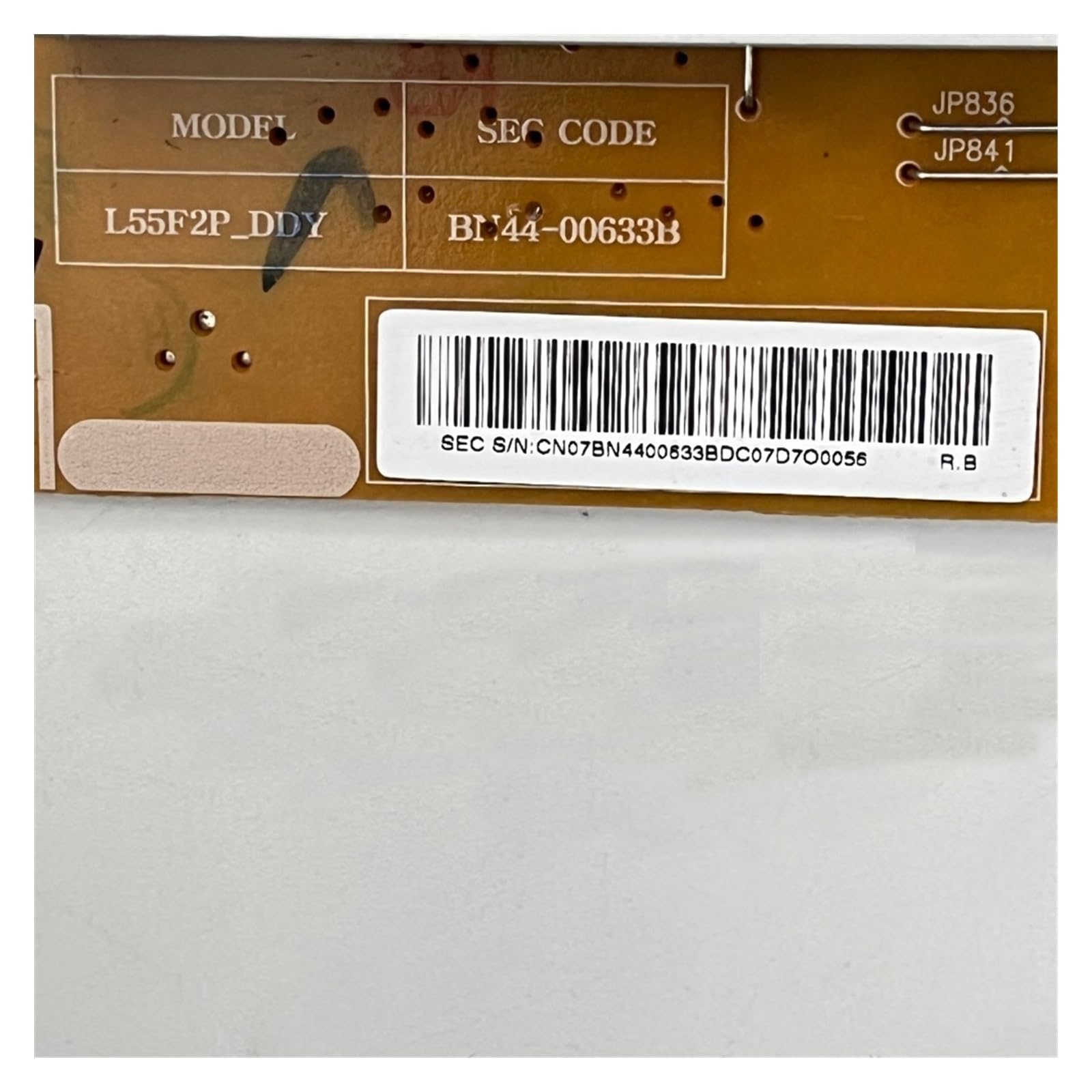 Accessori Di Ricambio For La Scheda Di Controllo Dell'alimentazione TV, Compatibili Con Samsung BN44-00633B L55F2P_DDY, Parti TV
