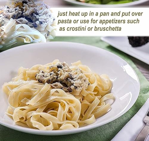 Miniatura 2 de Urbani Truffles, Salsa de trufas blancas y champiñones - Fusión gourmet italiana | Ideal para pasta, pescado y carnes a la parrilla | Calidad