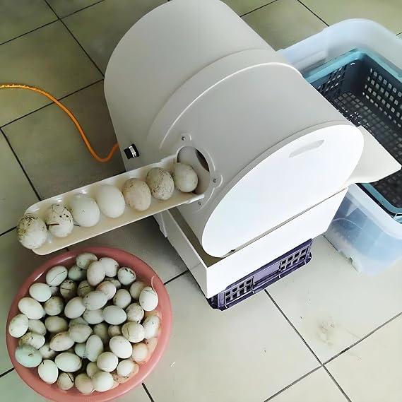 Electric Egg Washing Machine, Egg Washer Machine, Automatic Egg Washer Machine, 2300 Pcs/H Chicken Duck Goose Egg Egg Cleaner Wash Machine