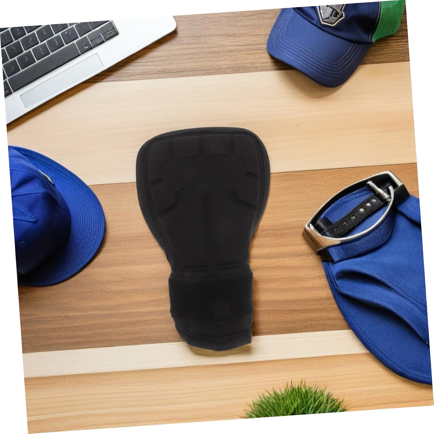 Hemoton Baseball Batting Wrist Support Nylon Hand Protector | Black, Shock Absorbing Elastic Fit, Breathable Comfort for Versatile Use