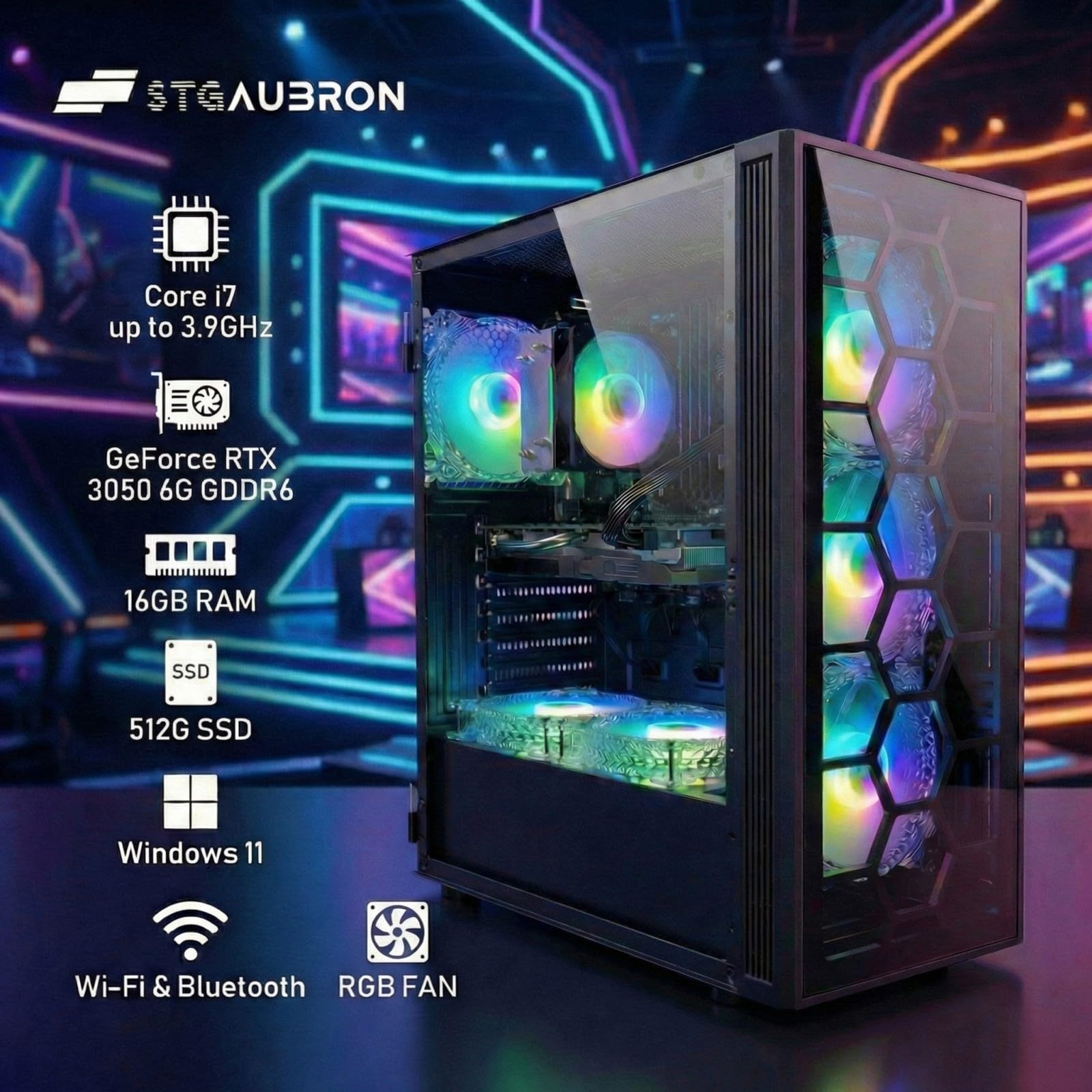 STGAubron Gaming PC Desktop Review and Deals - Dettaglio