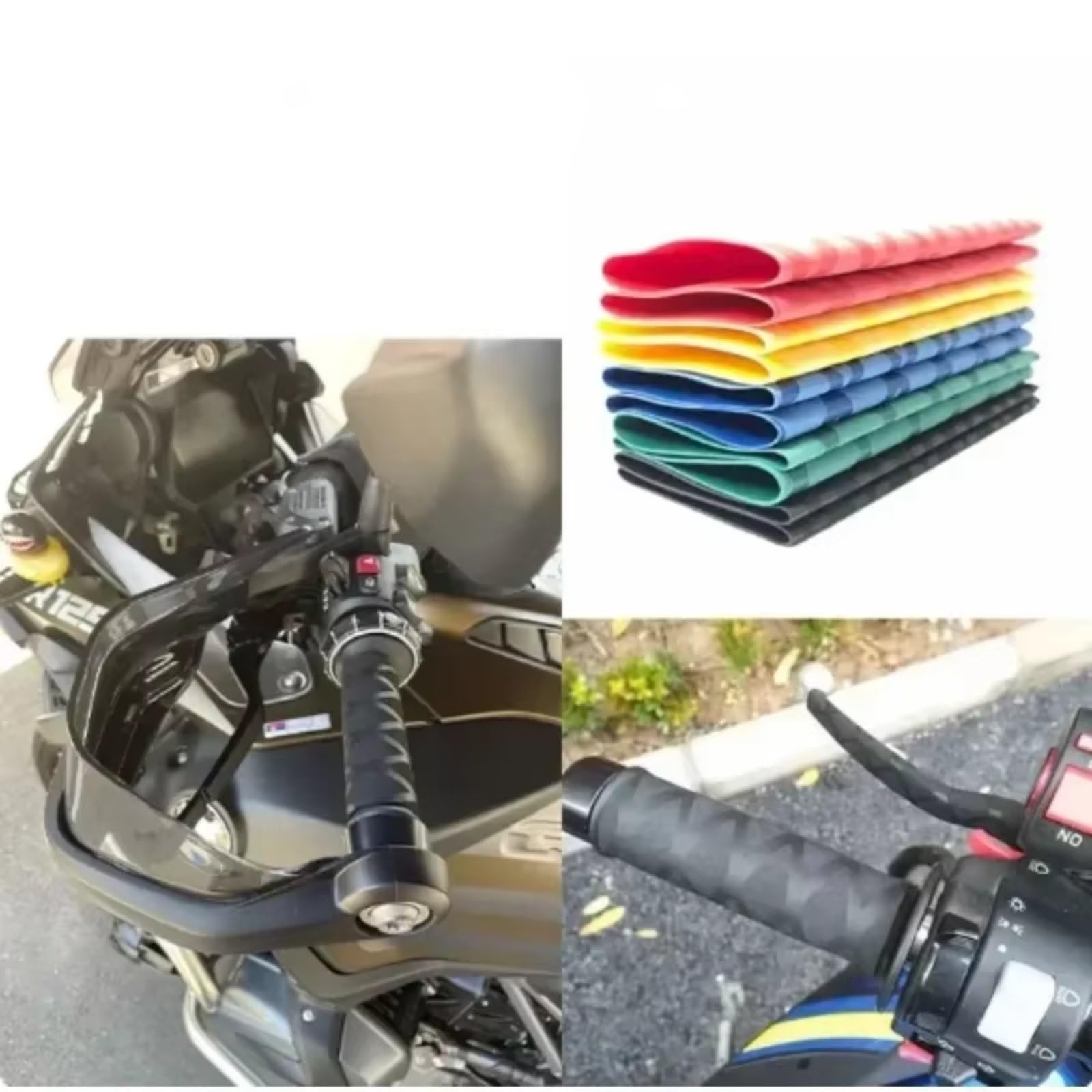 Cubiertas Manillar Moto Empuñaduras Mano Funda Antipara para R1200GS