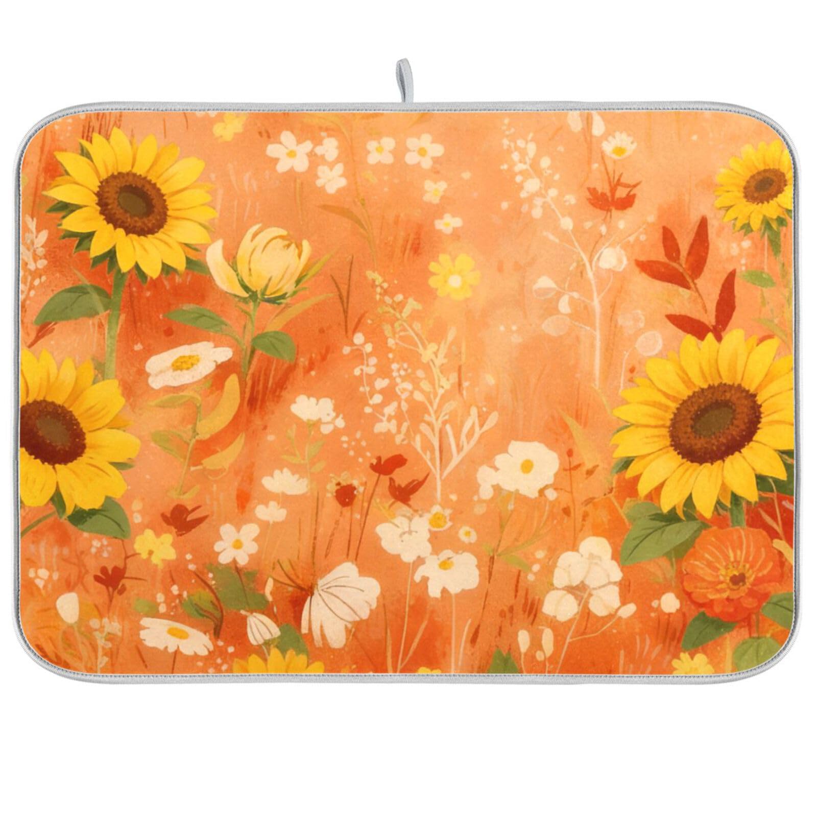 Tapis de séchage vaisselle en microfibre XL contre l'humidité