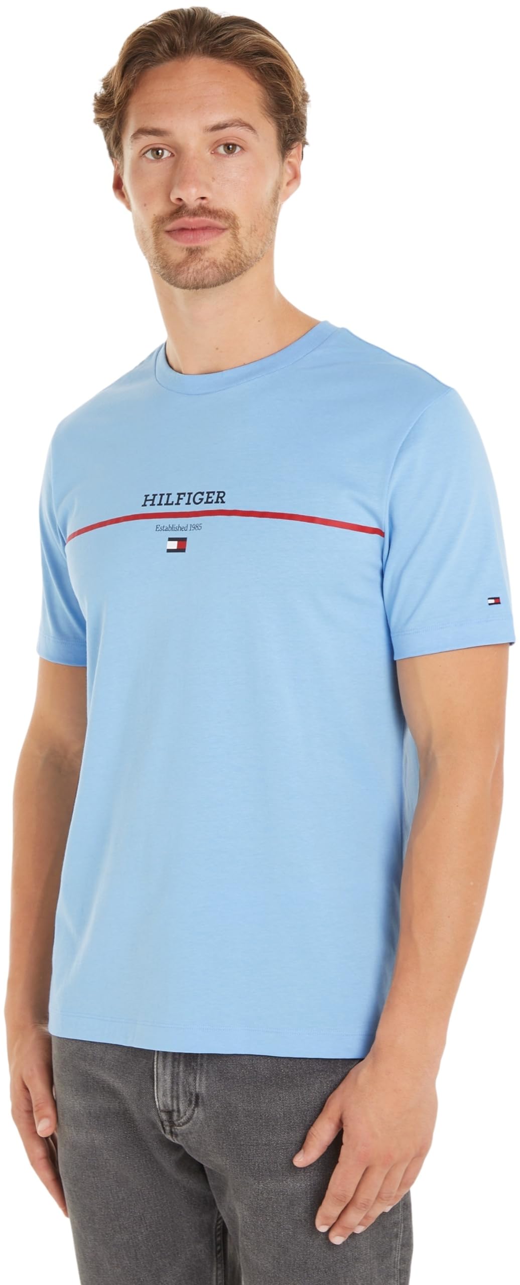Tommy Hilfiger Camiseta de Manga Corta para Hombre
