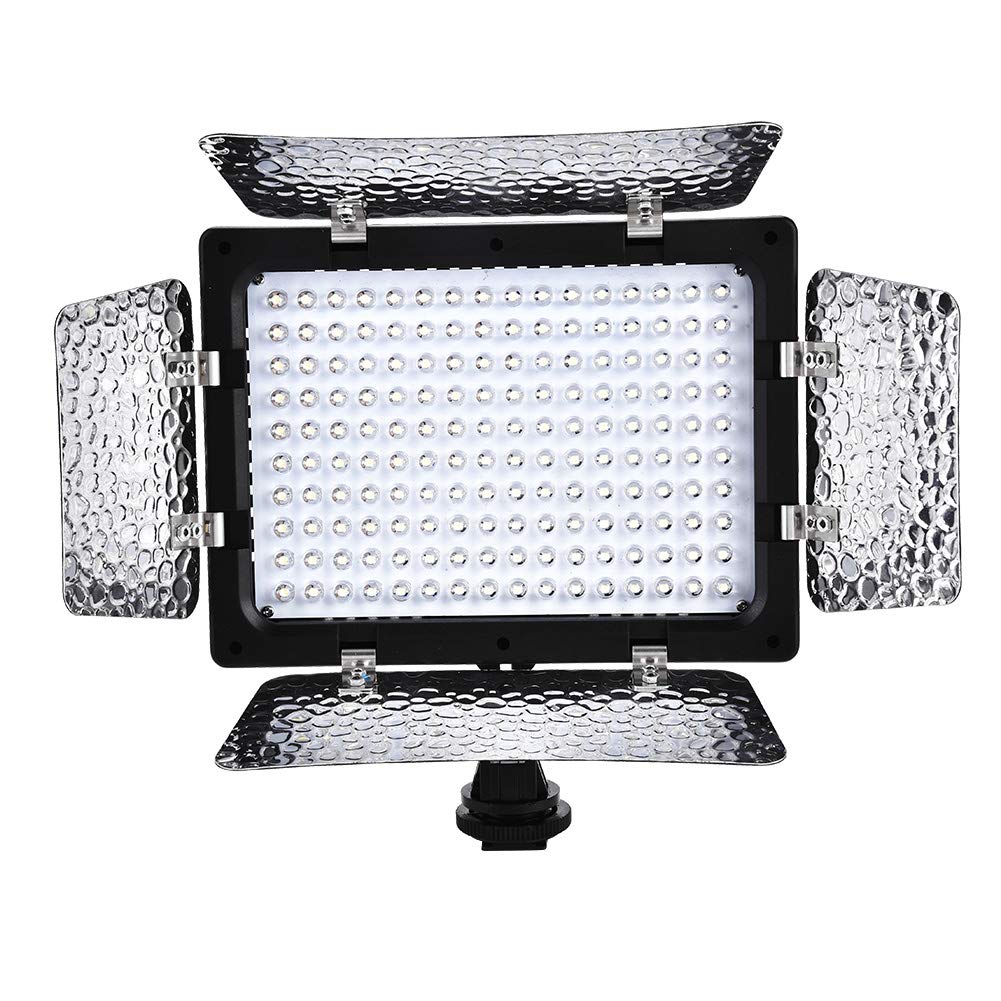 Videokamera Licht LED Studio Light Kamera Video Light Kit Beleuchtung Kamera Light Studio Light W160 Lichtpanel für Fotografie Video 6000 K LED