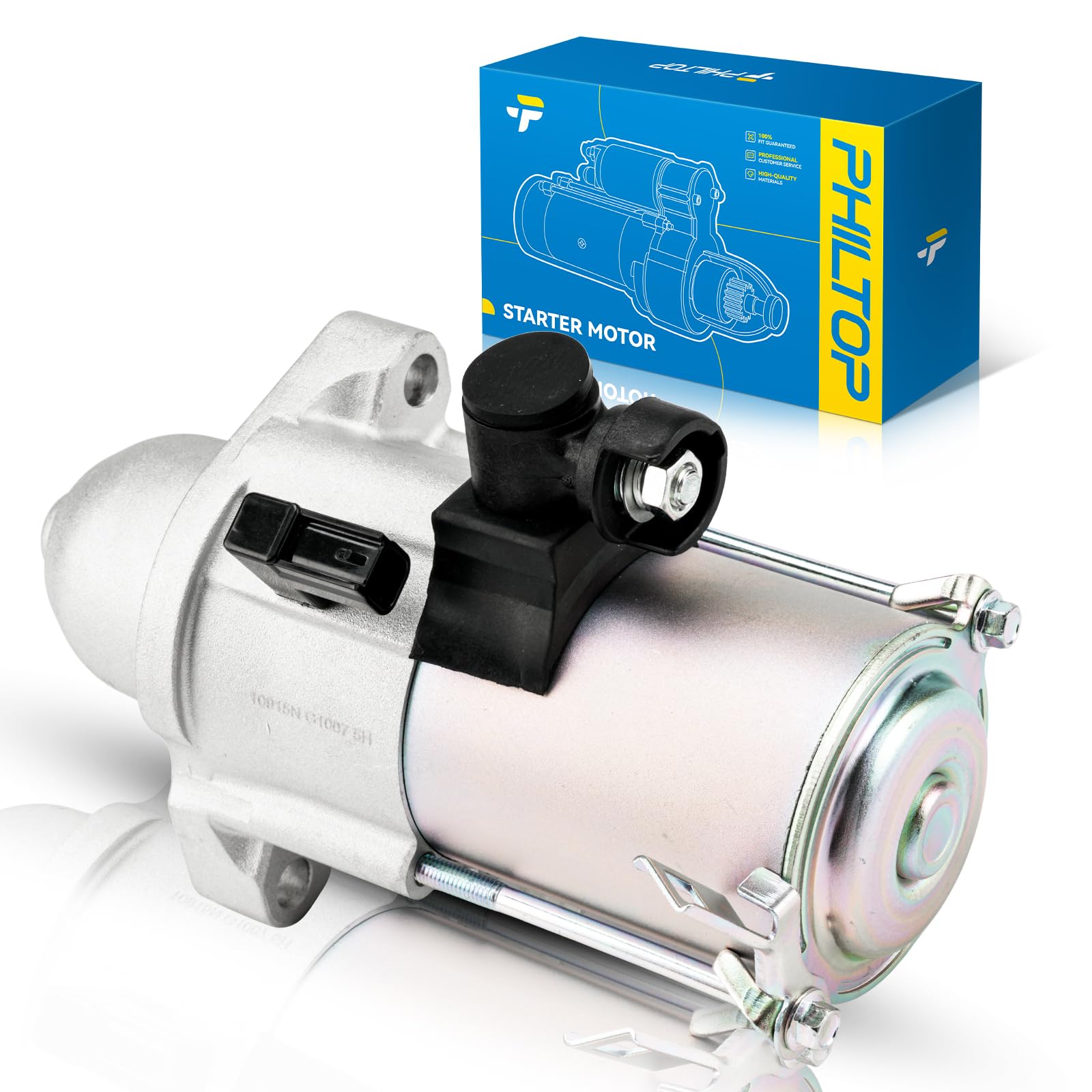 PHILTOP 10915N New Starter Compatible with 2013 2014 2015 2016 2017 Accord 2.4L, 1.6KW Starter Motor 10915N