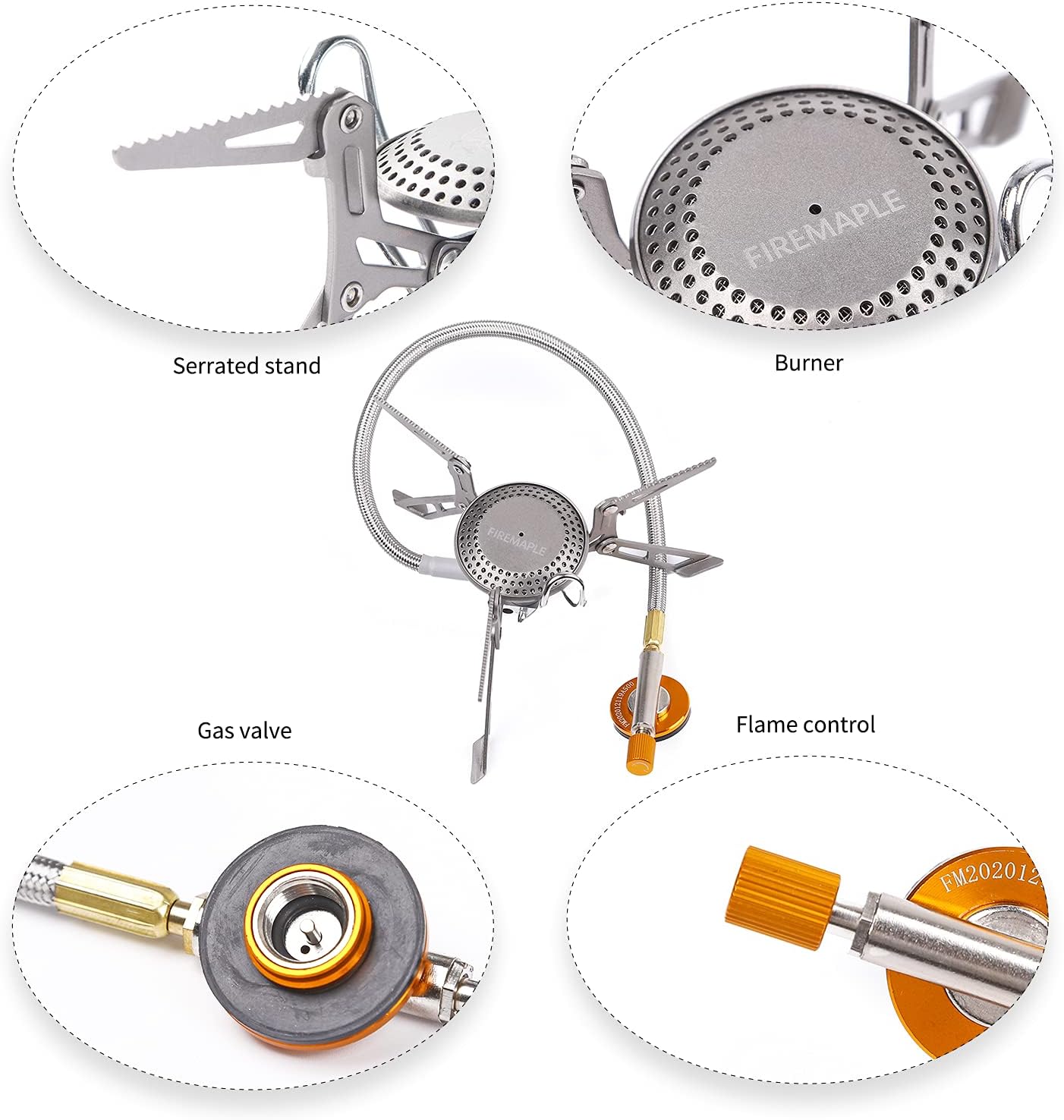 Fire-Maple Blade 2 Ultralight Titanium Backpacking Mini Gas Stove - Image 5