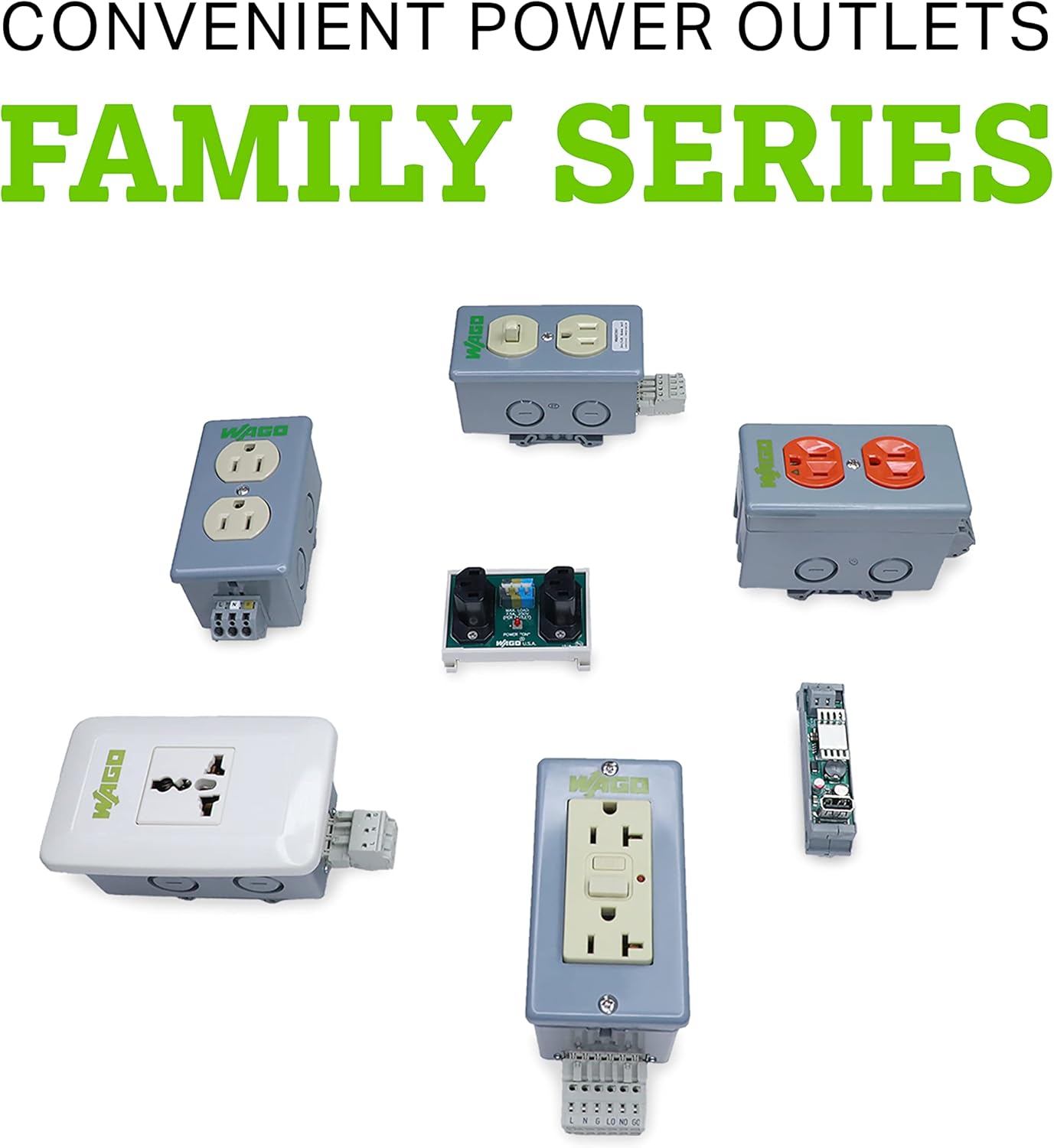 WAGO CPO Series | Universal Outlet | 250 VAC | 20 A | [Single Unit]