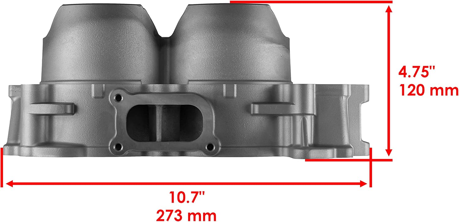Caltric Cylinder Compatible with Polaris Ranger 900 XP 2013 2014 2015 2016 93mm Bore
