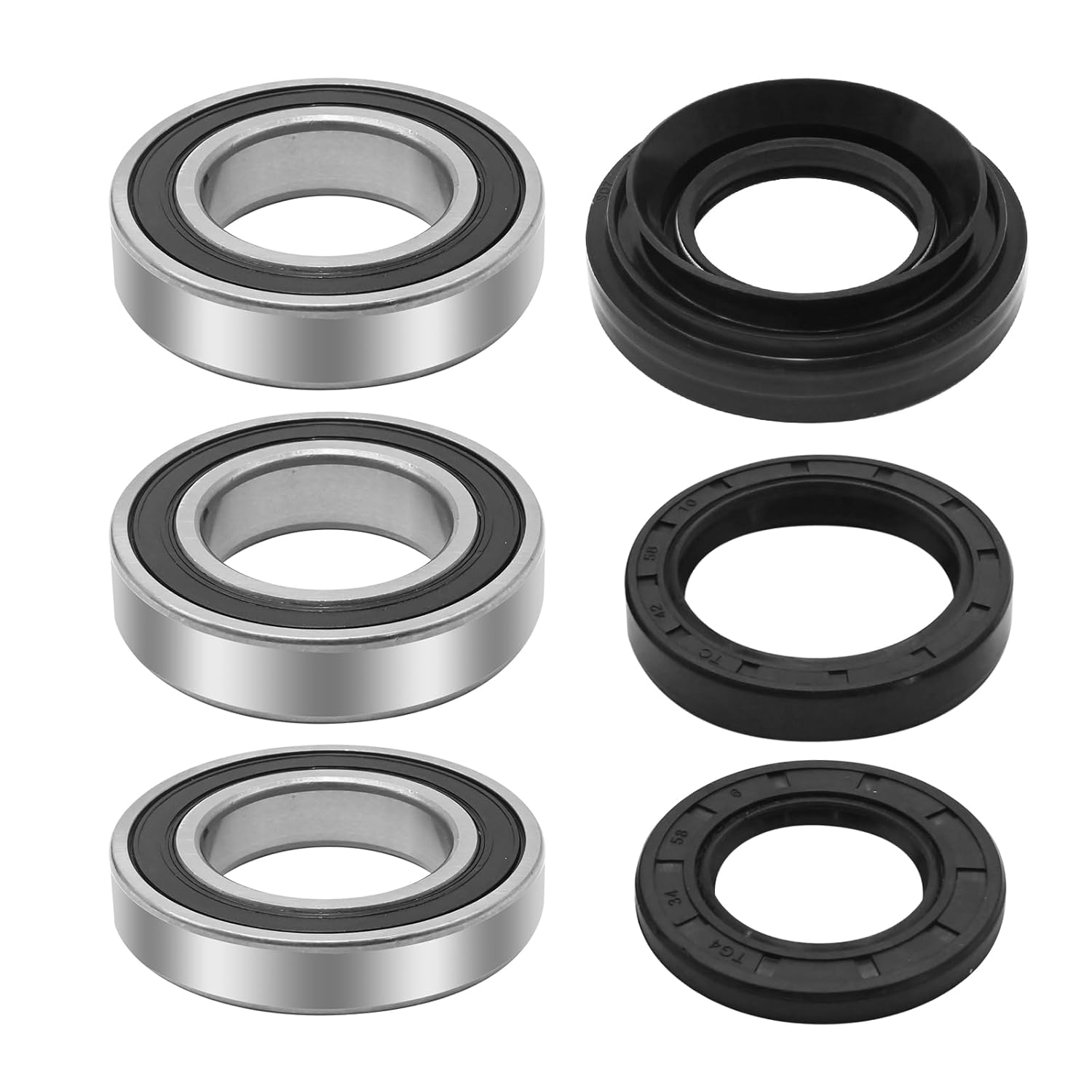 2-Pack Bearings For Honda TRX500FA FourTrax Foreman Rubi - Rear Axle main image 1
