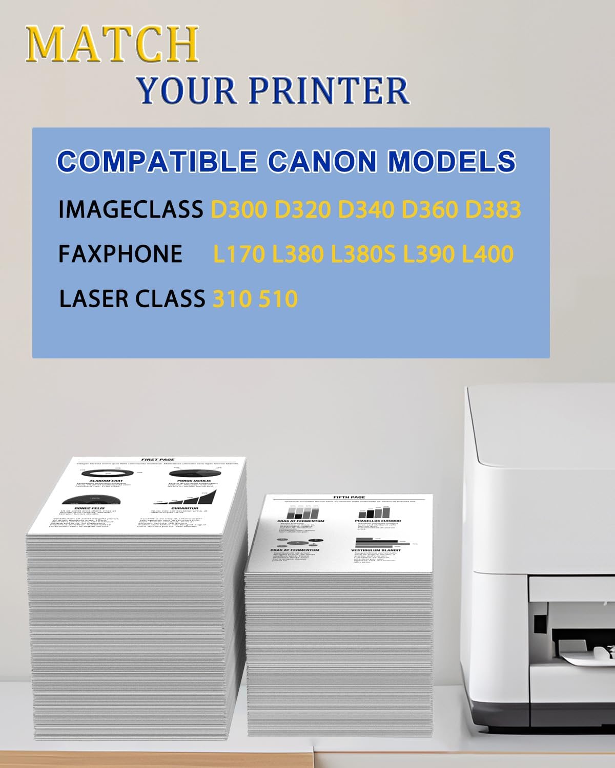 greencycle Compatible 7833a001aa S35 S-35 FX8 Toner Cartridge Replacement for Canon imageCLASS D320 D340 D383 510 FAXPHONE ICD-340 L170 L400 Printer Copier Ink Cartridge (Black, 2 Pack)