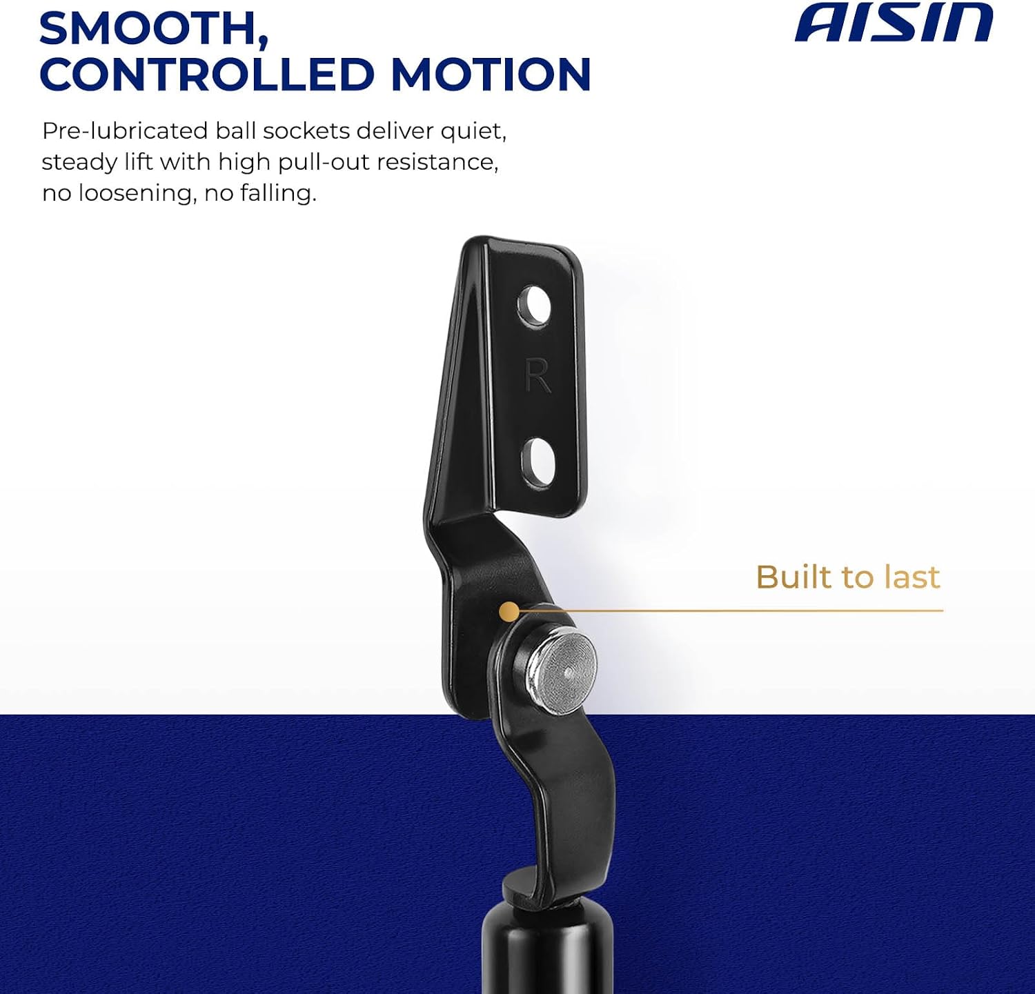 AISIN AFTERMARKET GASF-01763 Rear Tailgate Lift Supports Shock Struts - Compatible with Subaru Forester 2003-2008 - Set of 2