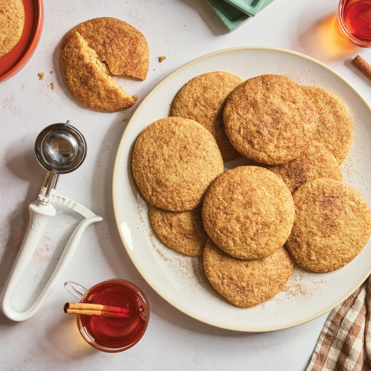 King Arthur Baking Company 2-Tablespoon Cookie Scoop Dough Portions for Large Drop Cookies, Biscuits, Pancakes, and Whoopie Pies