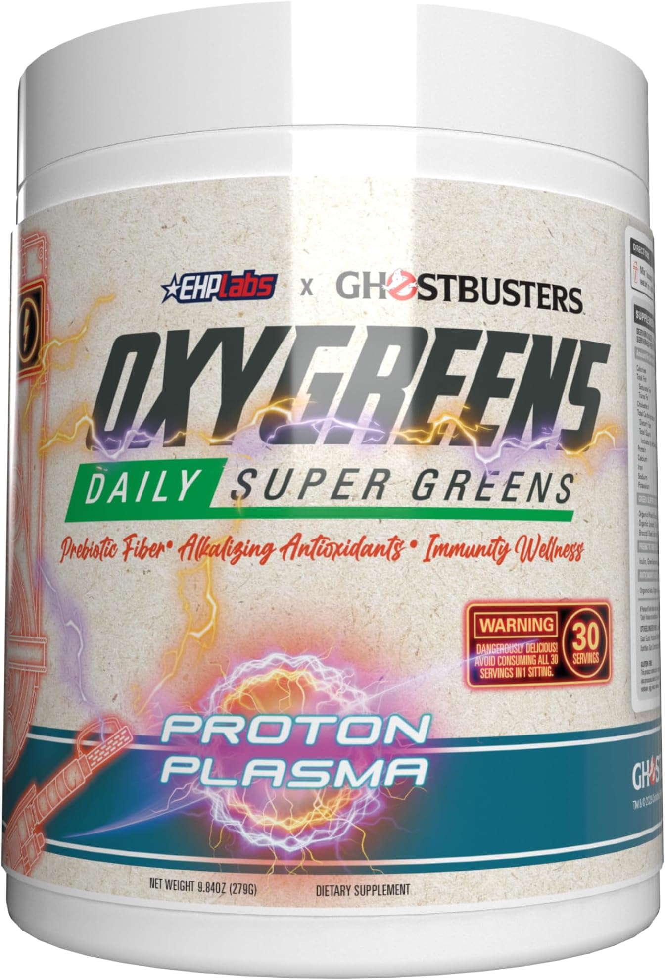EHP Labs x Ghostbusters OxyGreens Super Greens Powder