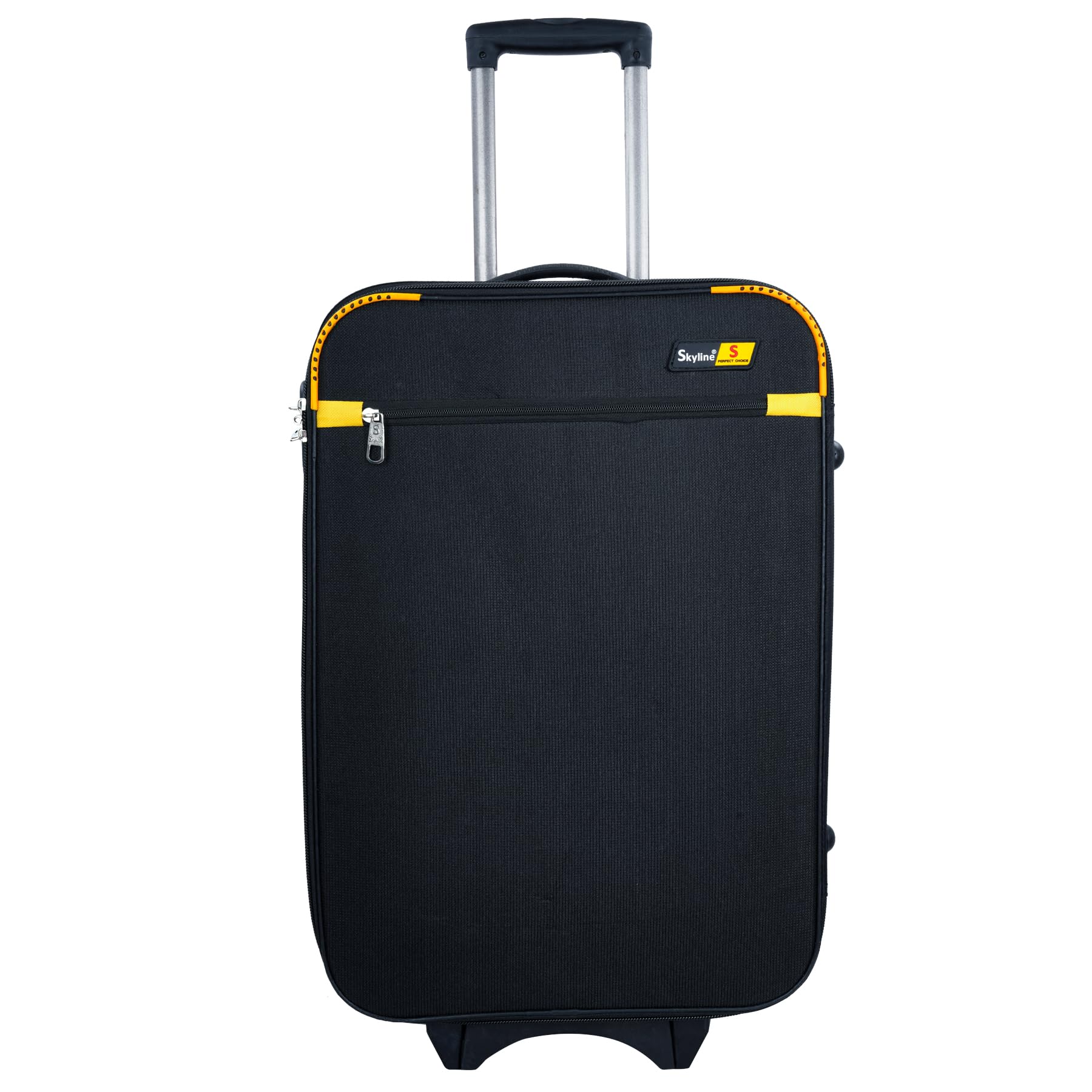 22Inch Travel Trolley/Suitcase Bag with 2 Wheels-Black-image-20
