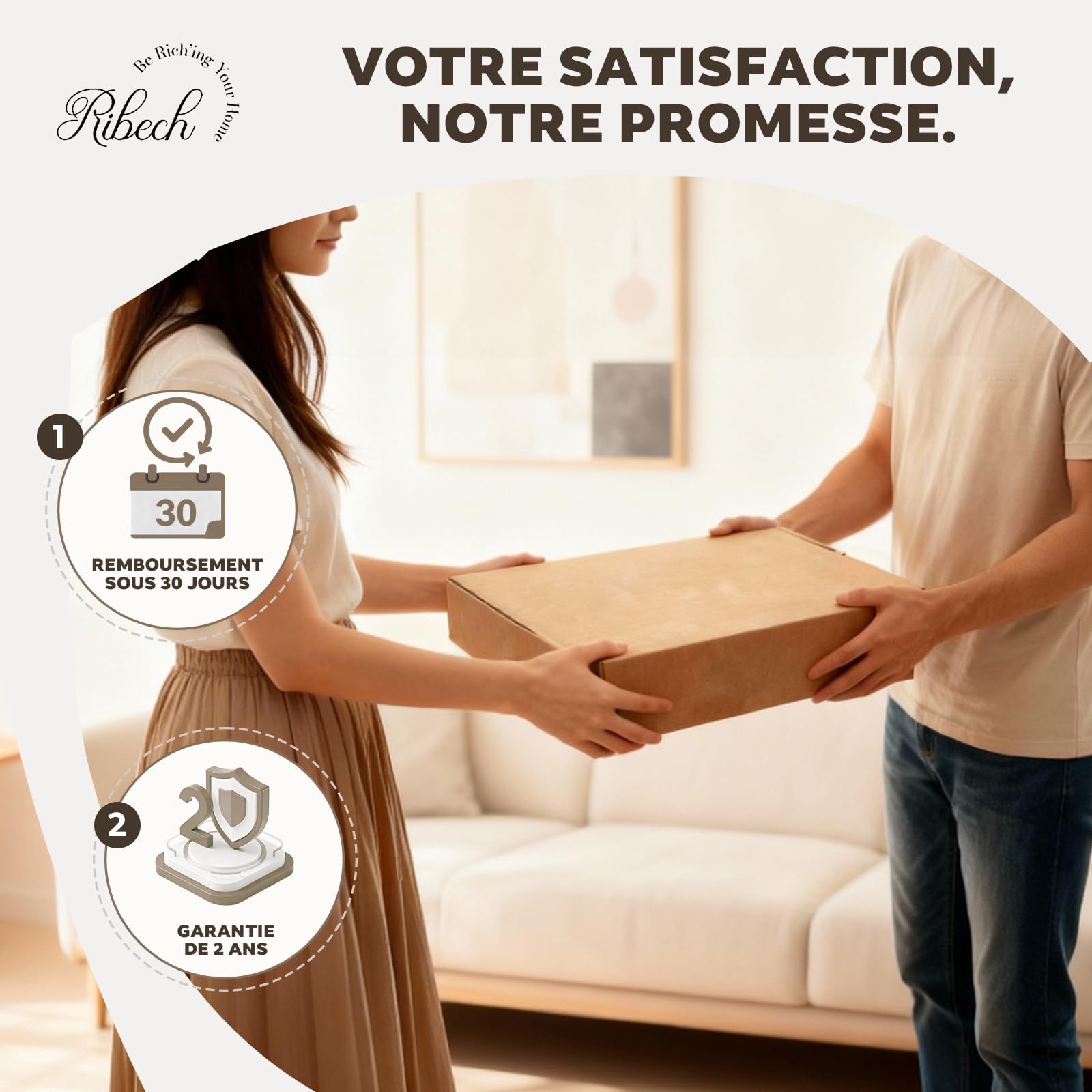 Lot de 2 Organisateur de Placard Extensible Blanc – Largeur Réglable 32-53 cm, Profondeur 42 cm – Tiroir Coulissant Adhésif pour Cuisine, Sans Perçage