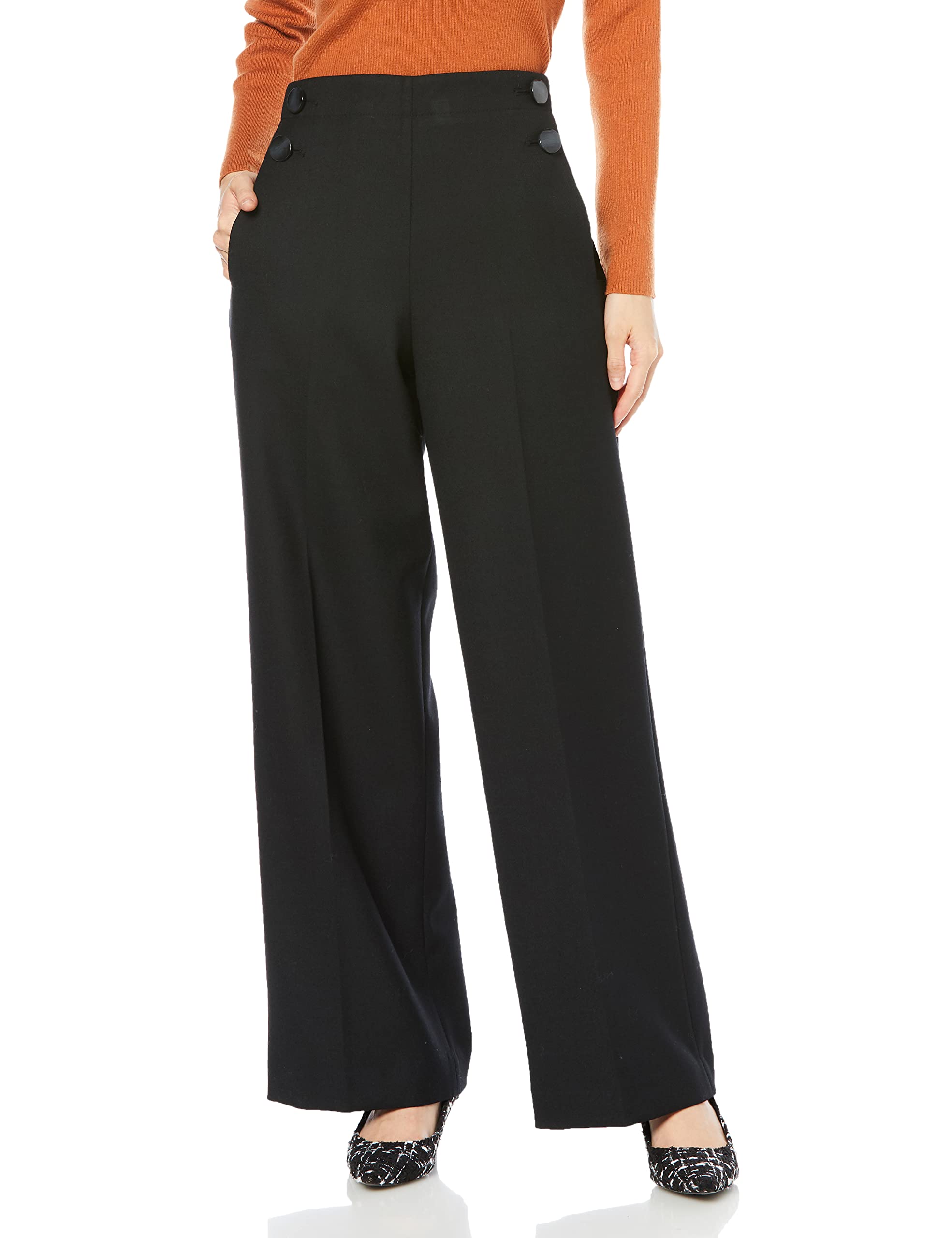 [グレースコンチネンタル] パンツ ｳｰﾙstｾﾐﾜｲﾄﾞﾊﾟﾝﾂ レディース