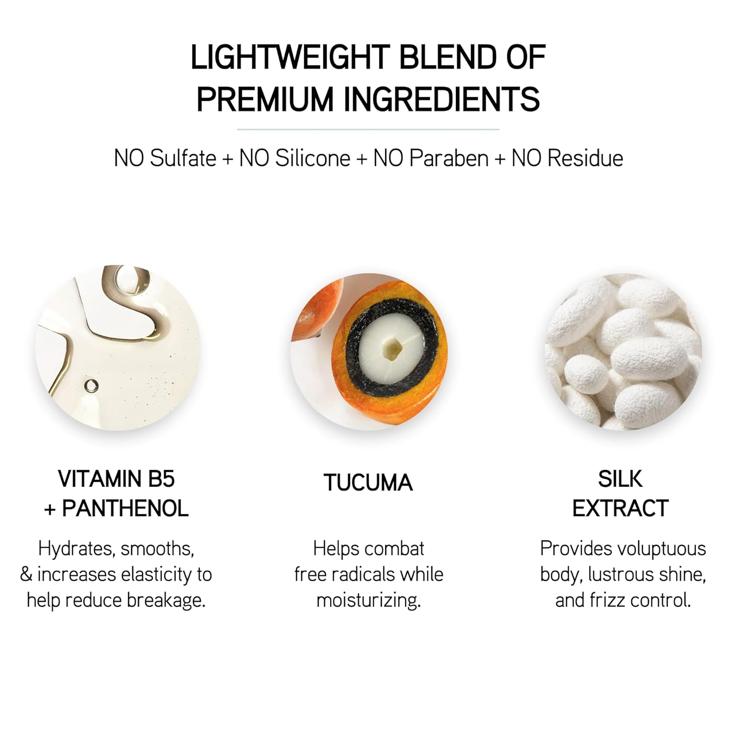 ILES FORMULA Weightless Styling Cream & Finishing Serum with Heat Protection, Non-Greasy Hair Repair Treatment for Damaged Hair, Anti-Frizz Blow Dry Product with Silk Extract & Macroloba Seed (200mL) - Image 6