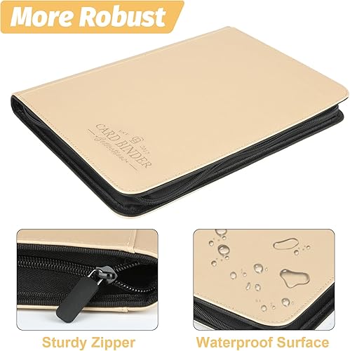 Miniatura 2 de Carpeta de tarjetas intercambiables, carpeta de álbum de colección de tarjetas con 540 bolsillos laterales de carga, carpeta de álbum de 9 bolsillos