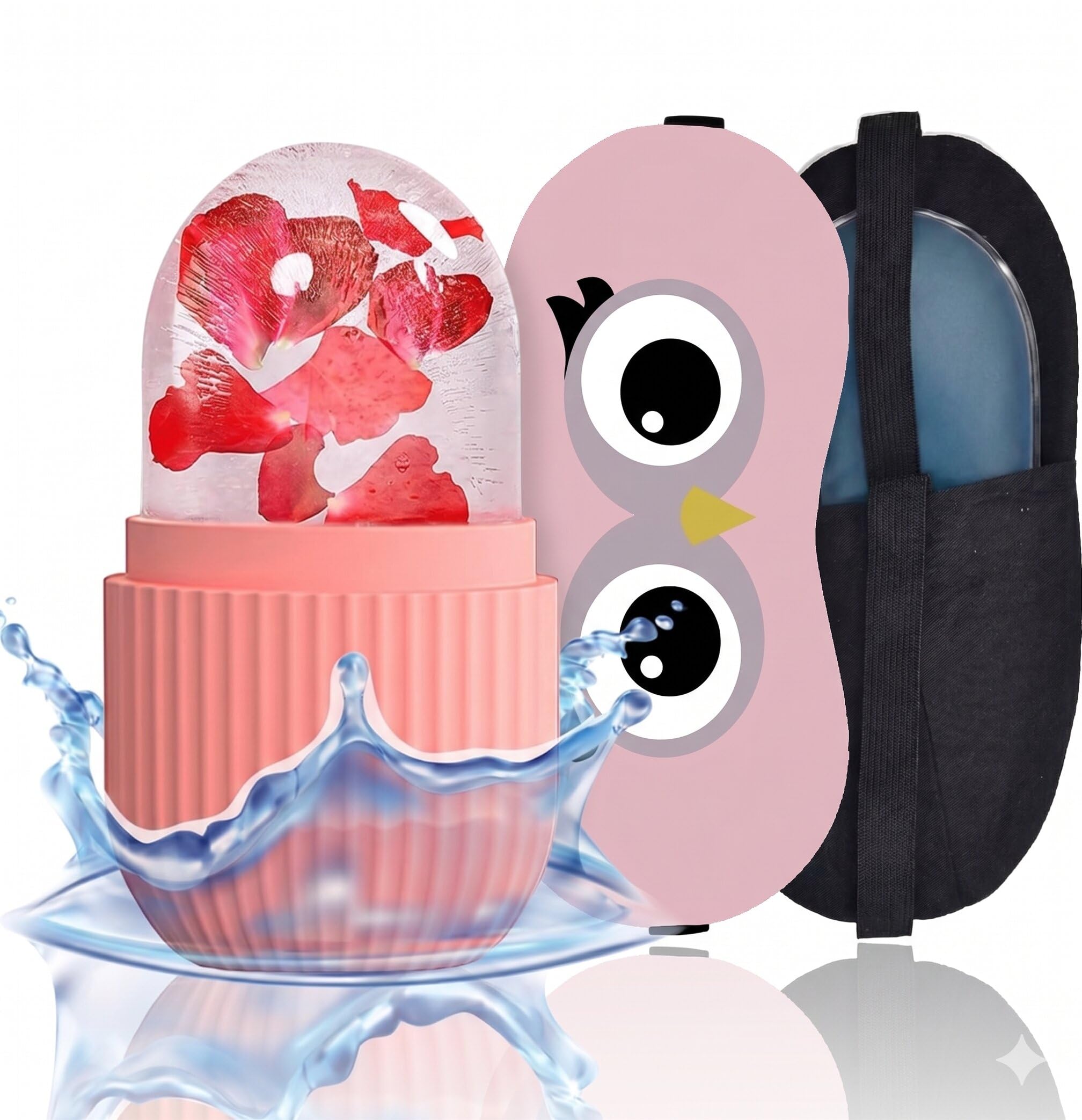 Reusable Ice Contour Cube & Soothing Gel Eye Mask | Premium Facial Ice Roller Mold for Brightening, Lifting, & De-puffing-picture-22