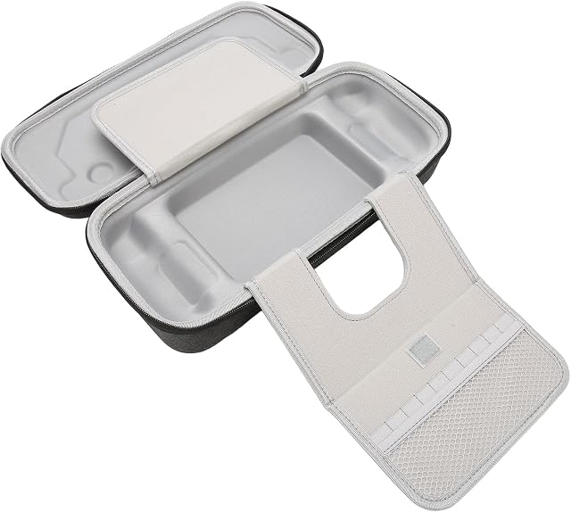 Funda para Consola Portátil Steam Deck con Soporte Integrado (Gris Oscuro)
