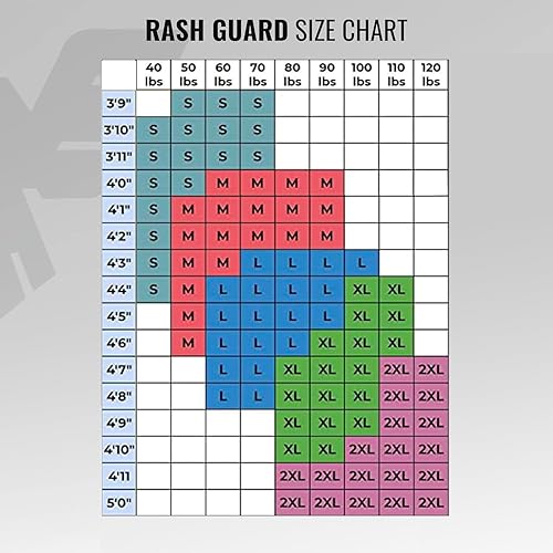 Miniatura 5 de Elite Sports Protectores de erupción para niños y niñas, manga corta de compresión BJJ para niños y jóvenes