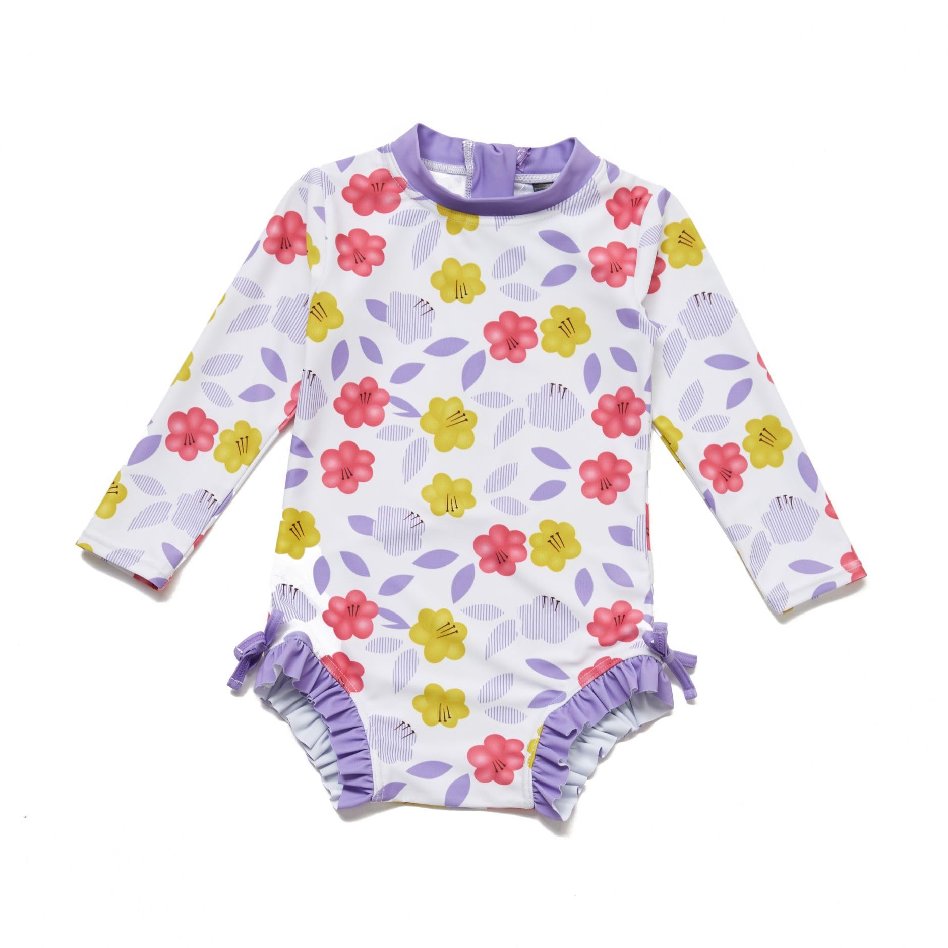 Soui Baby Mädchen EIN stück Langärmelige-Kleidung UV-Schutz 50+ Badeanzug MIT Einem