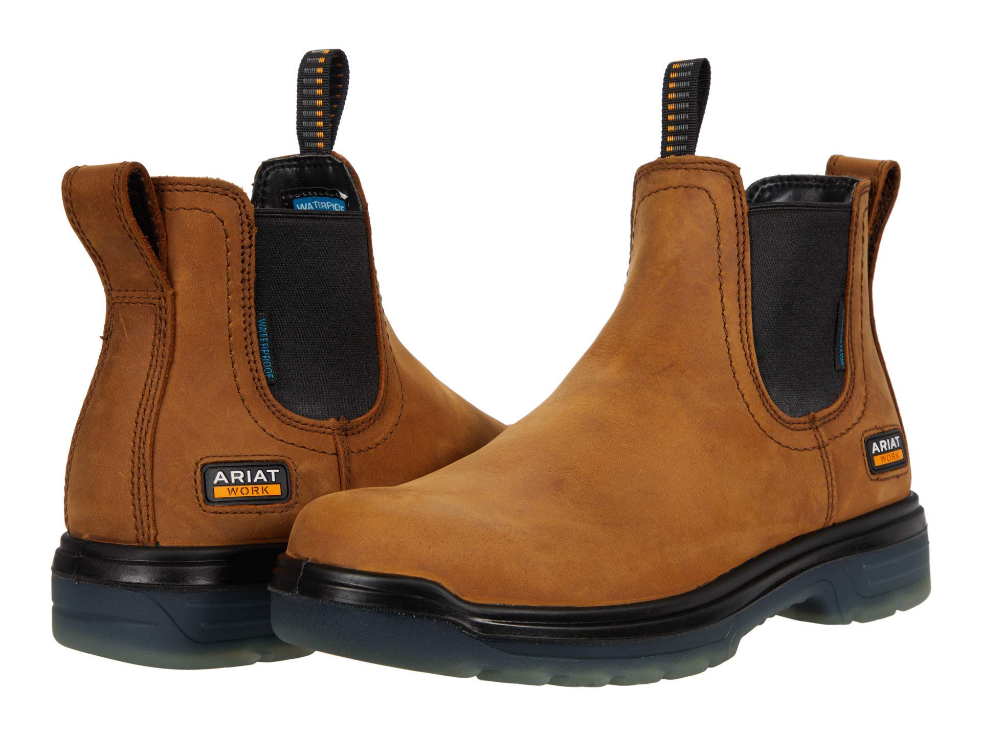 ARIAT Męskie wodoodporne buty robocze Turbo Chelsea