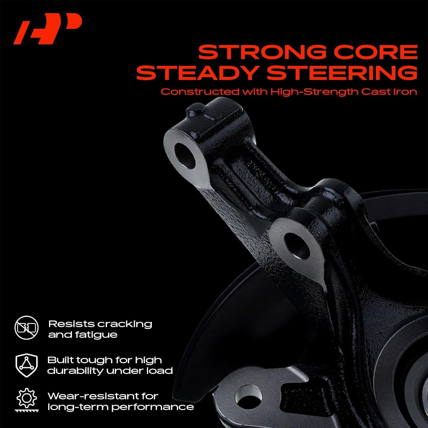 A-Premium Front Left Steering Knuckle & Wheel Bearing Hub Assembly Compatible with Honda Civic 2001 2002, L4 1.7L, Driver Side, Replaces 51215S5AJ10