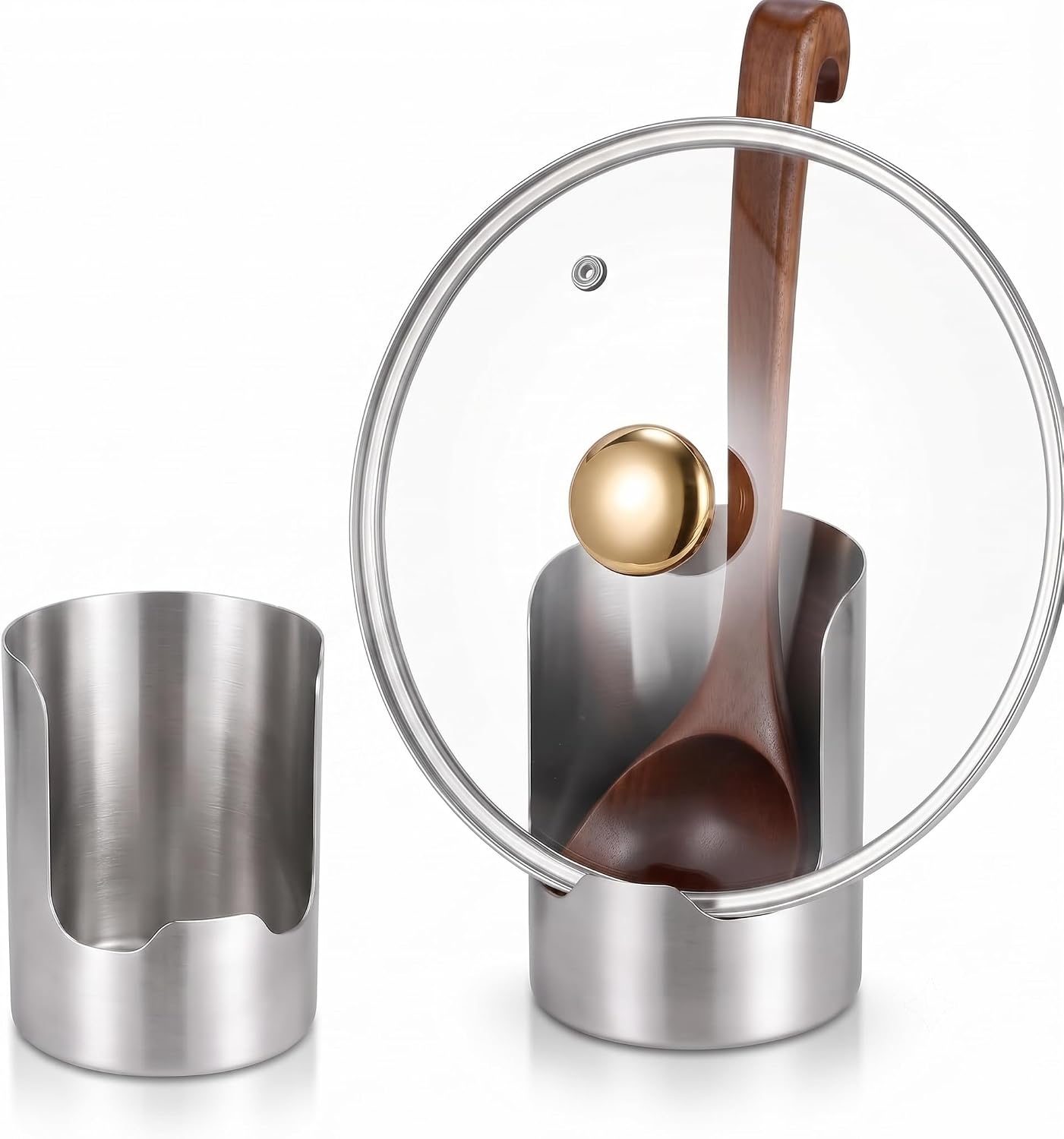 Thickened Stainless Steel Holder&Multifunctional Kitchen Utensil Organizer