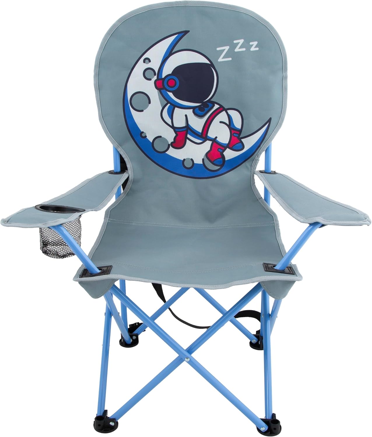 Kids Foldable Camping Chair with Carrying Case – Astronaut Design