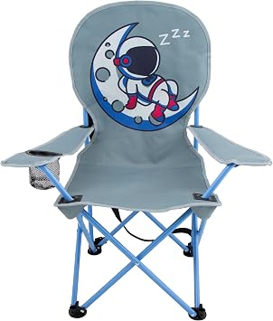 MOUNTAIN SUMMIT GEAR Kids Camping Chair - Foldable Camp Chair with Carrying Case for Outdoor Recreation, Sports, Camping and